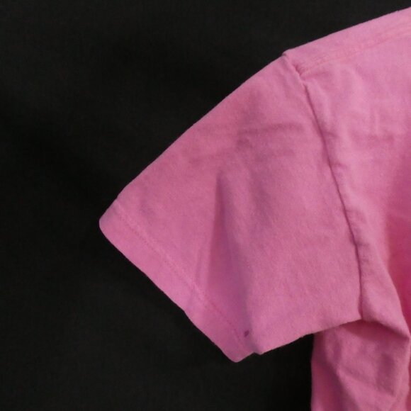 FRUIT OF THE LOOM - Heavy Cotton | size 10/12 | The End Is Near Pink Tee - Picture 10 of 16
